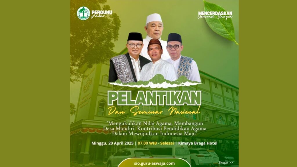 PW Pergunu Jabar Gelar Pelantikan dan Seminar Nasional: Kukuhkan Nilai Agama, Bangun Desa Mandiri