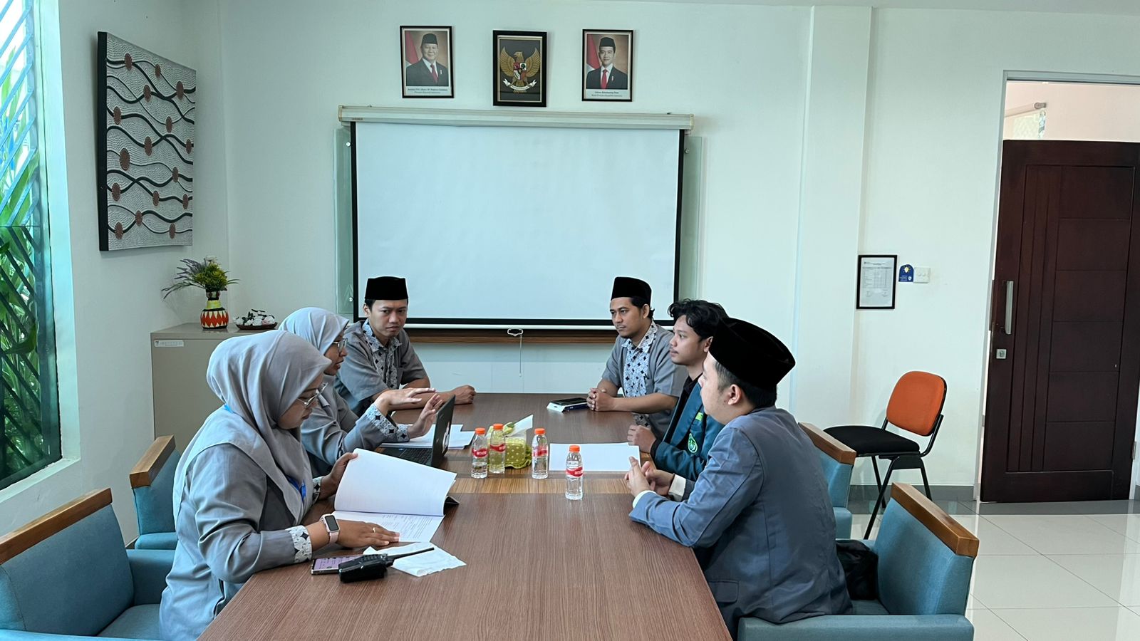Silaturahmi PC IPNU-IPPNU Kota Depok ke SMP Lazuardi Al Falah: Ajak Sinergi Peringatan Hari Santri Nasional