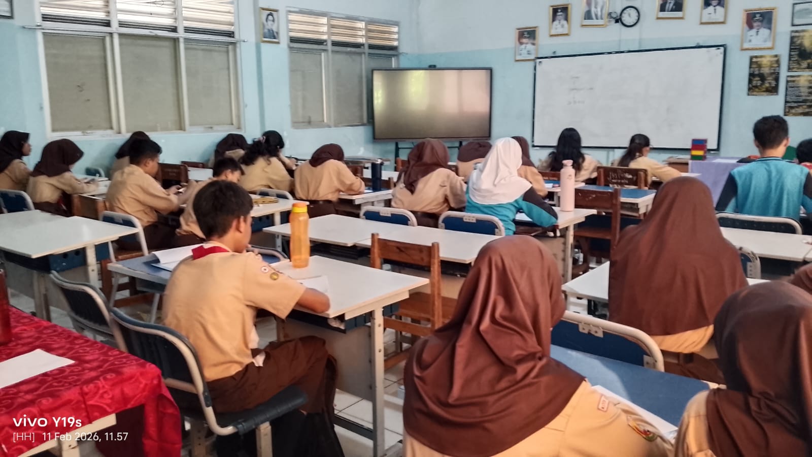 Gairah Matematika: Puluhan Siswa SMPN 22 Depok Berebut Tiket OSN