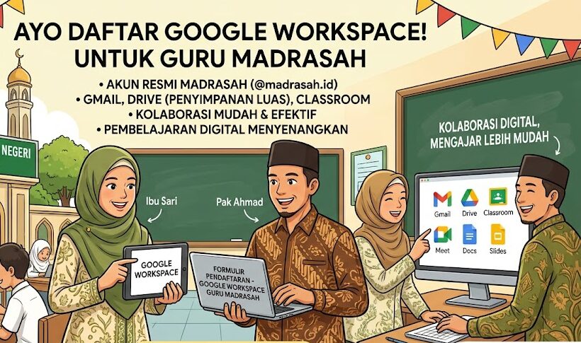Pergunu Kota Depok Ajak Guru Madrasah Daftar Akun Google Workspace